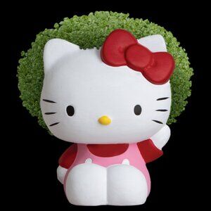 Hello Kitty Chia Pet Decorative Planter Sanrio Brand New
